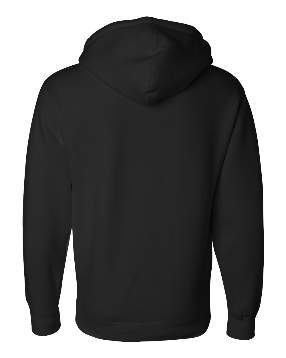 10oz 330GSM Unisex Heavyweight Hooded Sweatshirt BLACK