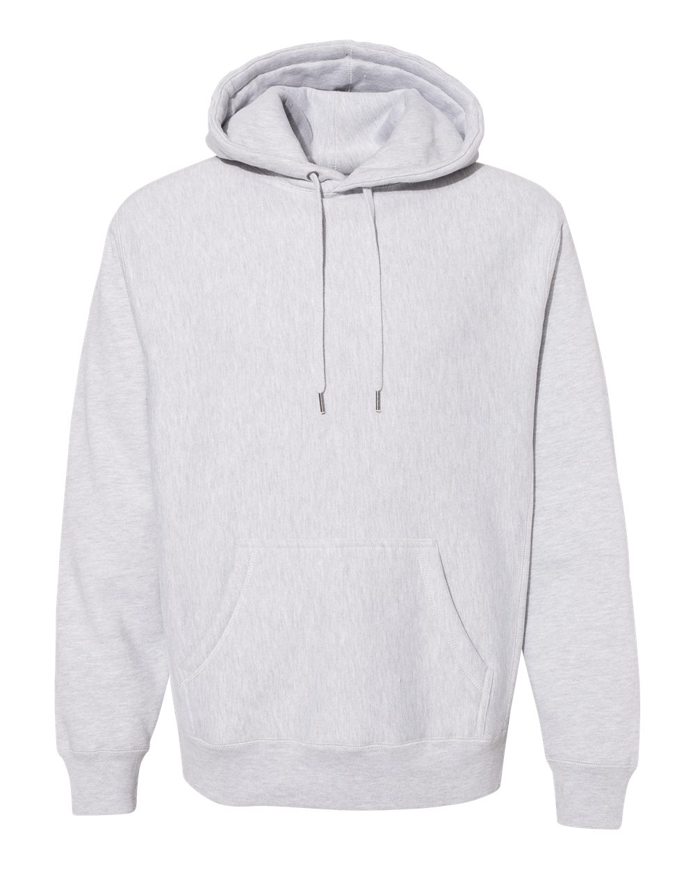 13.5oz 520GSM Unisex Legend Premium Heavyweight Cross-Grain Hooded Sweatshirt HEATHER GREY